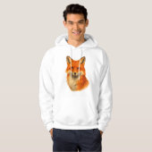Waterverf Fox | hoodie (Voorkant volledig)