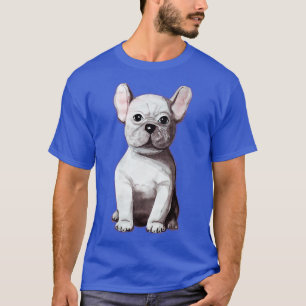Waterverf Franse Bulldog T-shirt