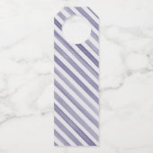 Waterverf Franse champagne met een marinestoot Flessenhanger (Achterkant)