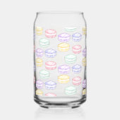 Waterverf Franse Macarons Blikvorm Glas (Links)
