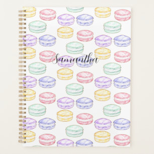 Waterverf Franse Macarons Planner