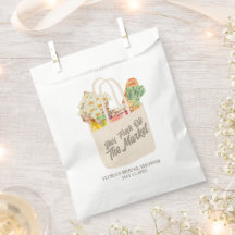 Waterverf Fresh Off the Market Vrijgezellenfeest