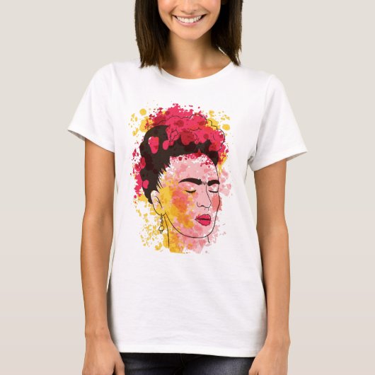 Waterverf Frida T-shirt (Voorkant)