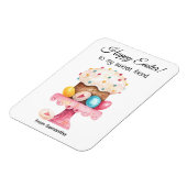 Waterverf Friend's Happy Easter Flexible Magnet Magneet (Linkerzijde)
