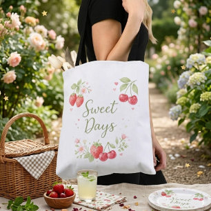 Waterverf Fruit Aesthetic Boodschappentas Sweet Da Draagtas