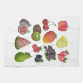 Waterverf Fruit Kitchen Towel Theedoek (Horizontaal)