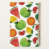 Waterverf Fruit Personalized Journal Notitieboek (Achterkant)