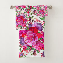 Waterverf Fuchsia Bloesems