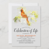 Waterverf - Funeral Celebration of Life Kaart (Voorkant)