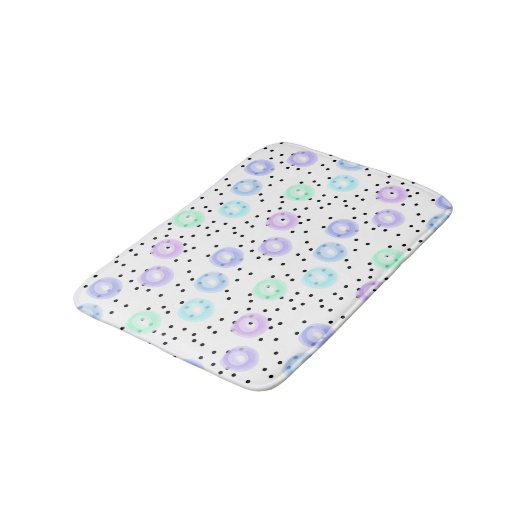 Waterverf Funfetti Badmat (Gekanteld)