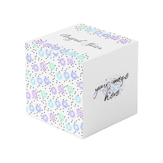 Waterverf Funfetti Kubus (Voorkant hoekig)