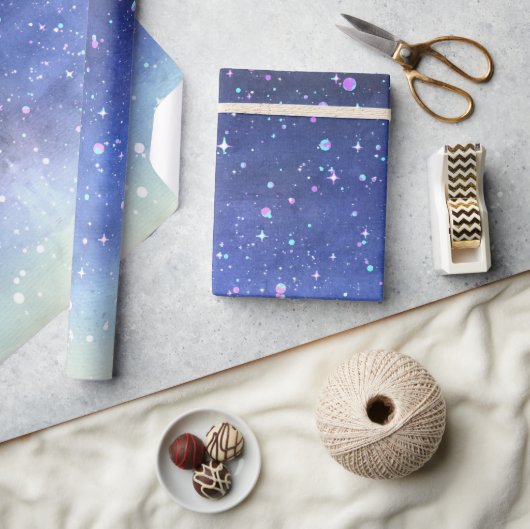 Waterverf Galaxy Cadeaupapier (Crafts)