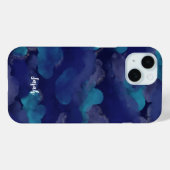 Waterverf Galaxy Clouds Sky iPhone / iPad Case (Achterkant (horizontaal))