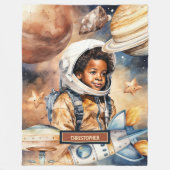 Waterverf Galaxy Deken Space Lover Gift (Voorkant)