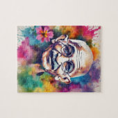 Waterverf Gandhi Legpuzzel (Horizontaal)