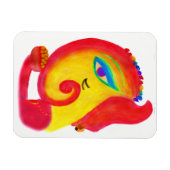 Waterverf Ganesha Magneet (Horizontaal)