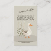 Waterverf Ganzenluier Raffle - Behuizing Kaart (Voorkant)