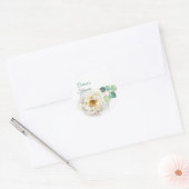 Waterverf Garden Roos Sticker (Envelop)