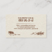  Waterverf Gardening Logo Visitekaartje (Achterkant)