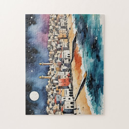 Waterverf gaza 2 legpuzzel (Verticaal)