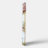 Waterverf geel huis bloembakken tuin zoet Case-Mate iPhone case (Achterkant / Rechts)