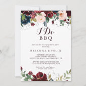 Waterverf Geïllustreerd Ik Doe BBQ Verlovingsfeest Kaart (Voorkant)