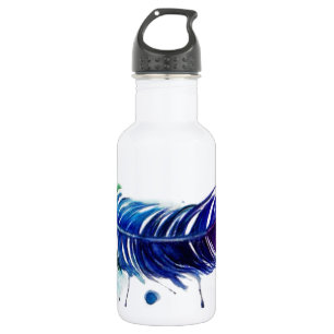 Waterverf gekleurde doezelaar waterfles