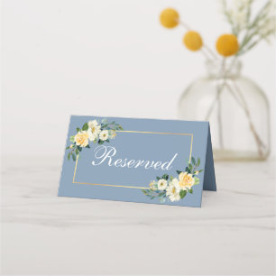 Waterverf Gele Floral Gold Wedding Gereserveerd
