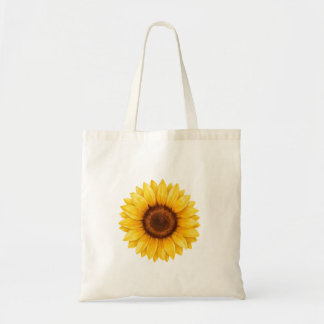 Waterverf Gele Zonnebloem Bloemige Boodschappentas Tote Bag
