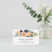 Waterverf gemengd Grieks huwelijk Informatiekaartje (Staand voorkant)