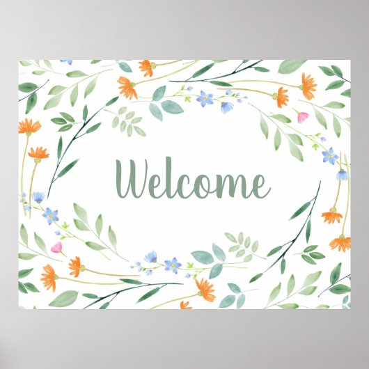 Waterverf gemengd Lijst Poster (Voorkant)