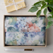 Waterverf Gemengde Kleur Hydrangea Flowers Tissuepapier (Geschenk)