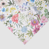Waterverf gemengde tuinbloemen tissuepapier (Detail)