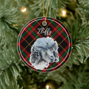 Waterverf - Gepersonaliseerd kerstfeest Keramisch Ornament