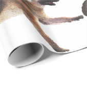 Waterverf German Shepherd Holiday Cadeaupapier (Rol Hoek)