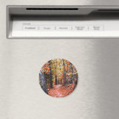 Waterverf geschilde herfst bos magneet (Insitu (Vaatwasser))