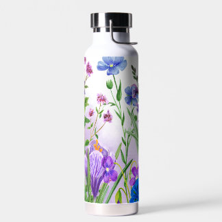 Waterverf gesneden waterfles
