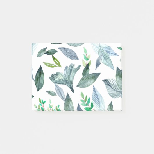 Waterverf gestorven bladeren 11 post-it® notes (Voorkant)