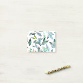 Waterverf gestorven bladeren 11 post-it® notes (Op bureau)