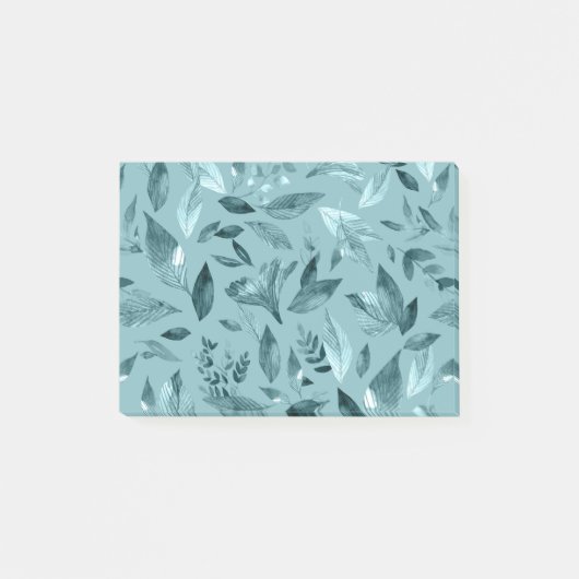 Waterverf gestorven bladeren 2 post-it® notes (Voorkant)