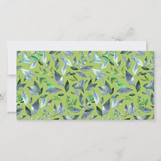 Waterverf gestorven bladeren 6 aankondiging (Voorkant)