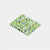 Waterverf gestorven bladeren 6 post-it® notes (Schuin)