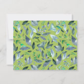 Waterverf gestorven bladeren 6 save the date (Voorkant)