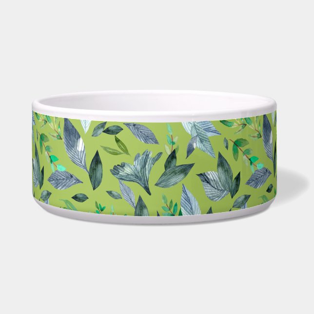 Waterverf gestorven bladeren 6 voerbakje (Voorkant)