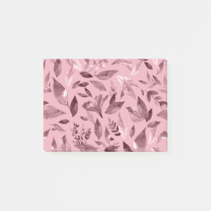 Waterverf gevallen bladeren 3 post-it® notes
