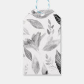 Waterverf gevallen bladeren 8 cadeaulabel (Voorkant)