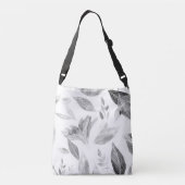 Waterverf gevallen bladeren 8 crossbody tas (Achterkant)