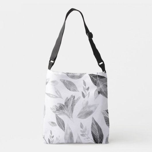 Waterverf gevallen bladeren 8 crossbody tas (Achterkant)