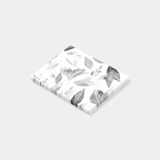 Waterverf gevallen bladeren 8 post-it® notes (Schuin)