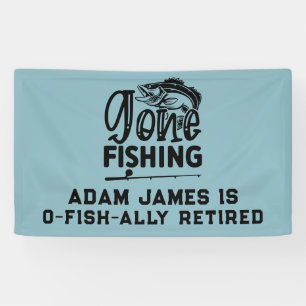 Waterverf Gevist Pensioen Partij - weg Gevist Spandoek